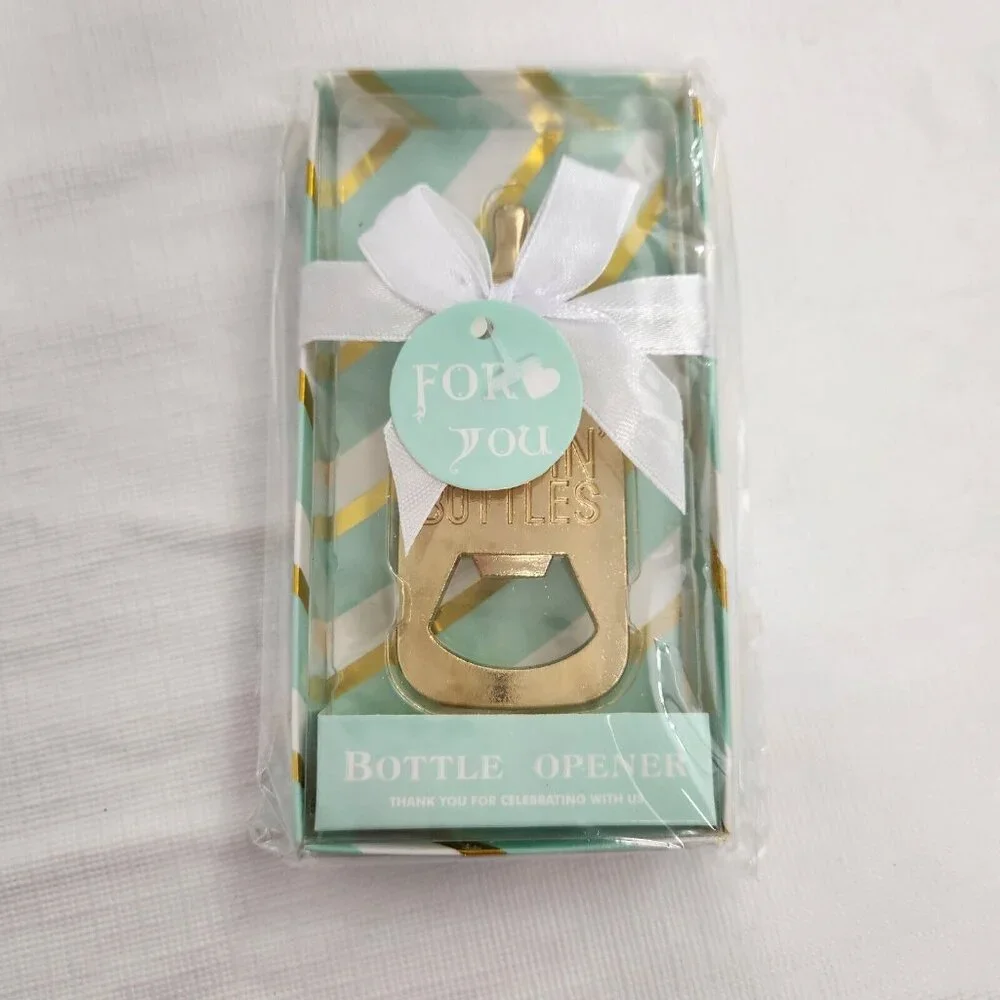 Bottle Opener Baby Shower Gift Metal In Box Poppin' Bottles